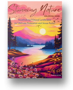 Stunning nature Coloring Book